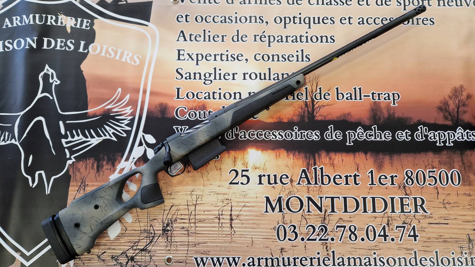 Carabine à verrou BERGARA B-14 Wilderness Thumbhole Carbon