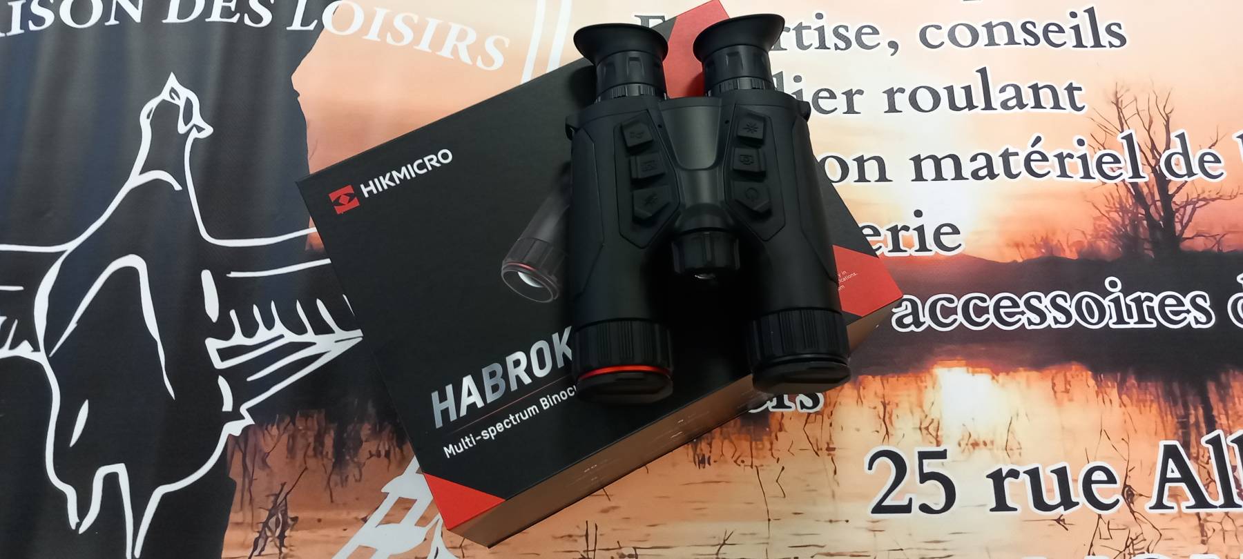 Jumelles à imagerie thermique HIKMICRO Habrok HQ35LN