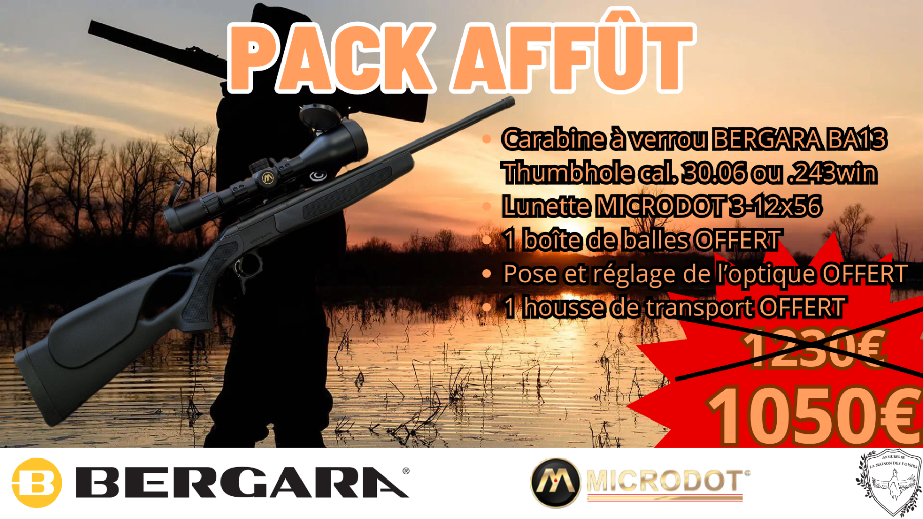 PACK AFFÛT BERGARA